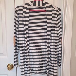 2 for $10! Myobe White/Gray Cardigan